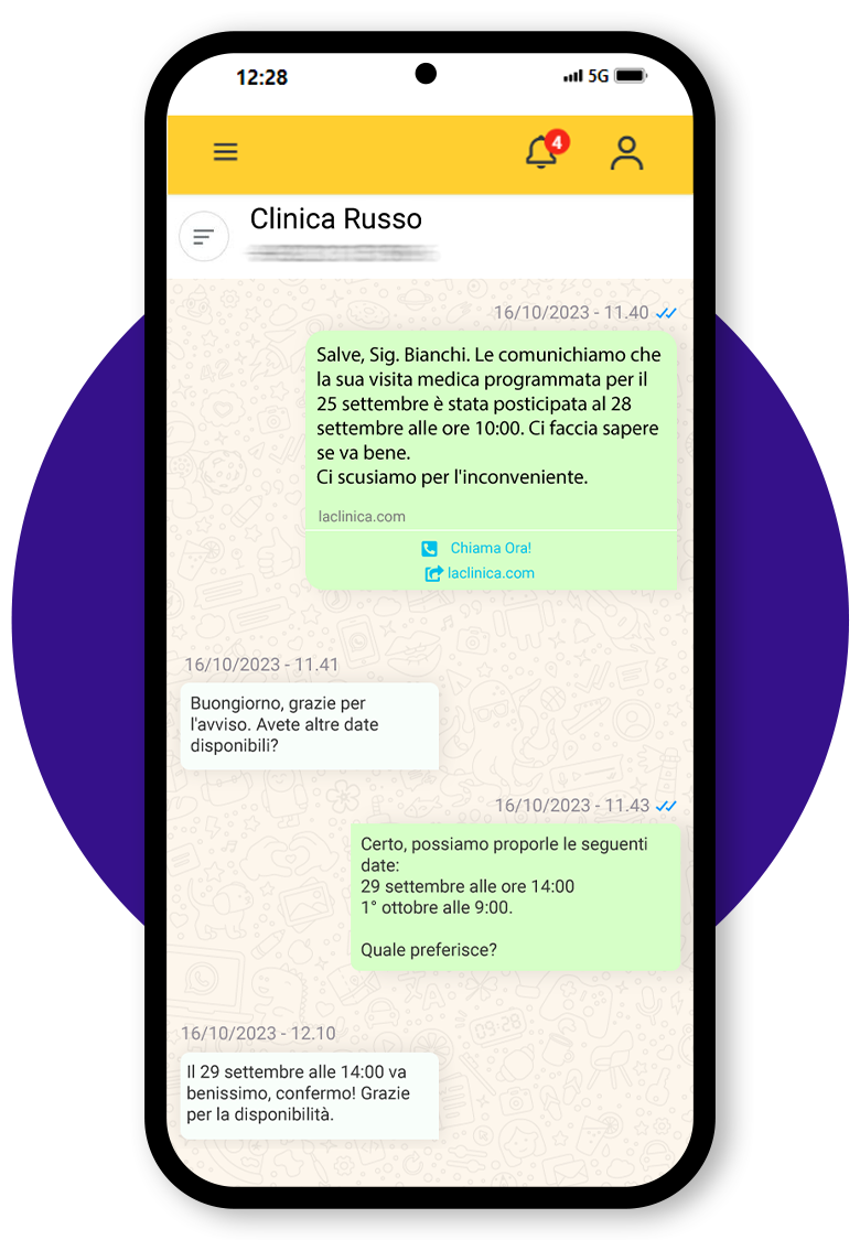 messaggio whatsapp